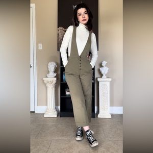 Sneak Peek, Green Overalls, Size Medium